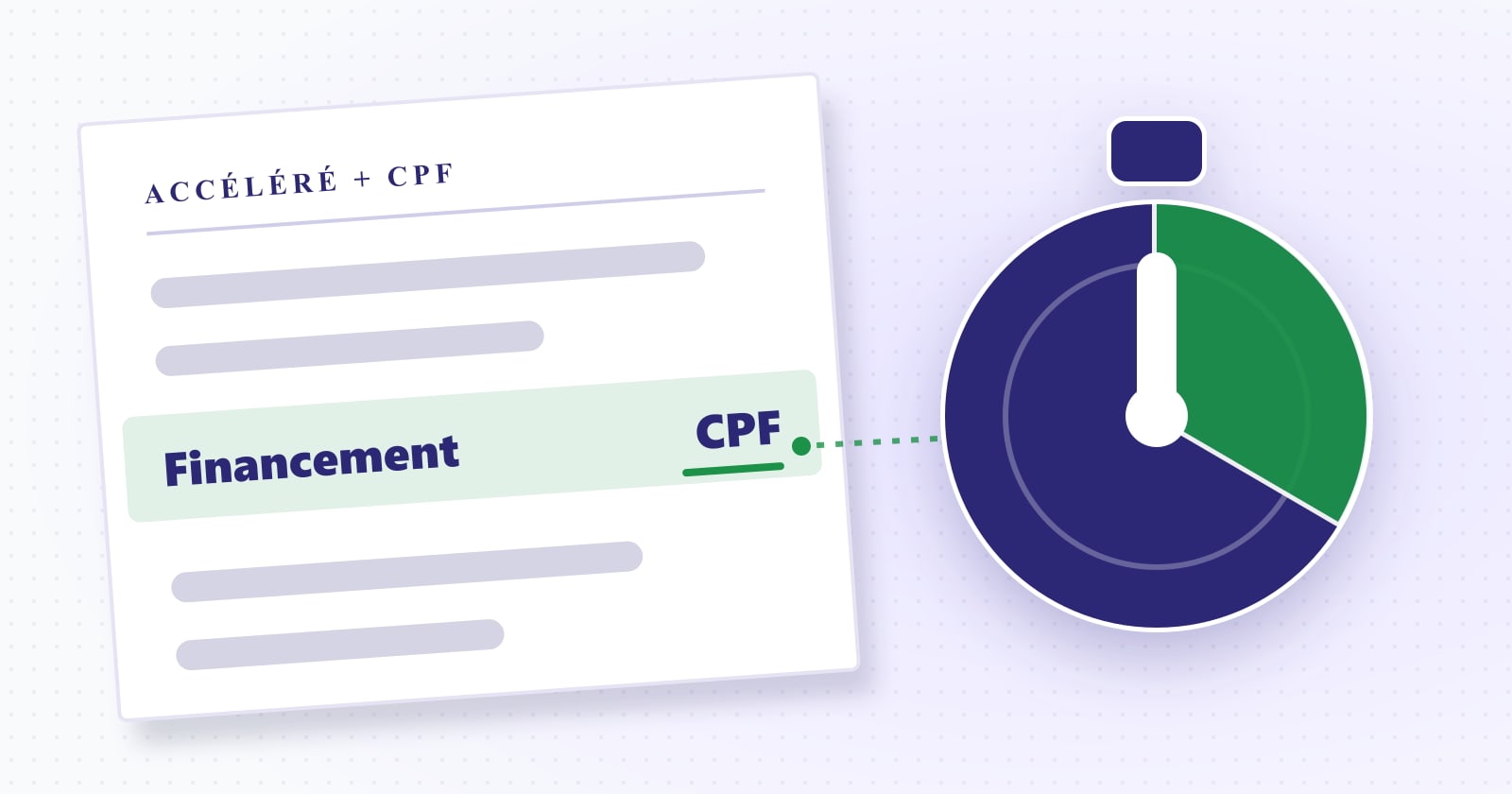 Illustration éditoriale : financement — CPF. Rubrique Financement et CPF.